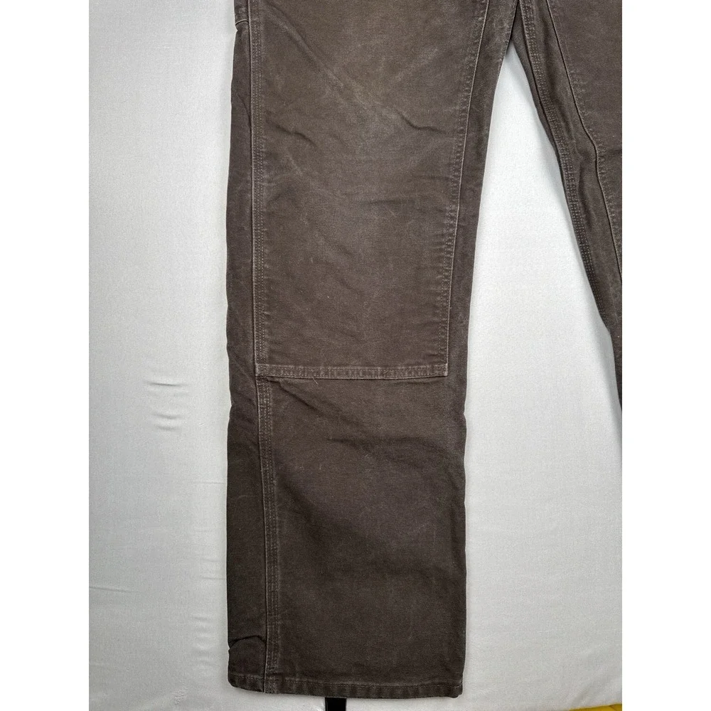 Carhartt B136 DKB Double Knee Carpenter Work Pants Chocolate Brown 36x36